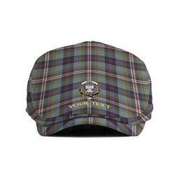 ScotsTee Shop Scottish Reid (Mill City) Weathered Clan Crest Tartan Jeff Cap Tartan Flat Cap