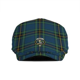ScotsTee Shop Scottish Murray of Elibank Modern Clan Crest Tartan Jeff Cap Tartan Flat Cap