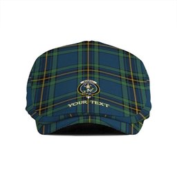 ScotsTee Shop Scottish Murray of Elibank Modern Clan Crest Tartan Jeff Cap Tartan Flat Cap