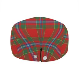 ScotsTee Shop Scottish Stewart of Fingask Modern Clan Crest Tartan Jeff Cap Tartan Flat Cap