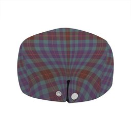 ScotsTee Shop Scottish Tennant Yules Weathered Clan Crest Tartan Jeff Cap Tartan Flat Cap
