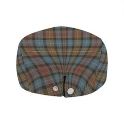 ScotsTee Shop Scottish Smith (MacGowan Hunting) Weathered Clan Crest Tartan Jeff Cap Tartan Flat Cap