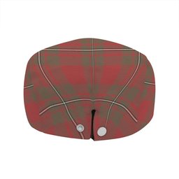 ScotsTee Shop Scottish MacGregor of Cardney (Gregor of Cardney) Weathered Clan Crest Tartan Jeff Cap Tartan Flat Cap