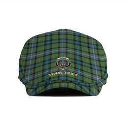ScotsTee Shop Scottish Rankin (Dalgliesh) Ancient Clan Crest Tartan Jeff Cap Tartan Flat Cap