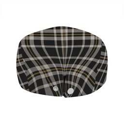 ScotsTee Shop Scottish Ochterlony (Auchterlony) Ancient Clan Crest Tartan Jeff Cap Tartan Flat Cap
