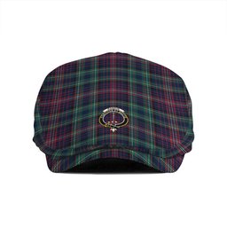 ScotsTee Shop Scottish Rankin Modern Clan Crest Tartan Jeff Cap Tartan Flat Cap