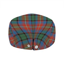 ScotsTee Shop Scottish Rattray of Lude Ancient Clan Crest Tartan Jeff Cap Tartan Flat Cap