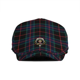 ScotsTee Shop Scottish Nairn Modern Clan Crest Tartan Jeff Cap Tartan Flat Cap