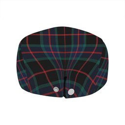 ScotsTee Shop Scottish Nairn Modern Clan Crest Tartan Jeff Cap Tartan Flat Cap
