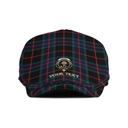 ScotsTee Shop Scottish Nairn Modern Clan Crest Tartan Jeff Cap Tartan Flat Cap