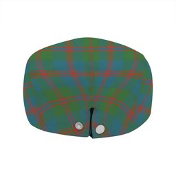 ScotsTee Shop Scottish Robertson of Struan Ancient Clan Crest Tartan Jeff Cap Tartan Flat Cap