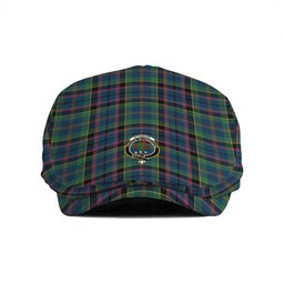 ScotsTee Shop Scottish Stinson (Stephenson Stevenson) Modern Clan Crest Tartan Jeff Cap Tartan Flat Cap