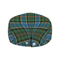 ScotsTee Shop Scottish Ogilvie of Inverarity (Wilson) Ancient Clan Crest Tartan Jeff Cap Tartan Flat Cap