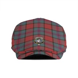 ScotsTee Shop Scottish Plummer Weathered Clan Crest Tartan Jeff Cap Tartan Flat Cap
