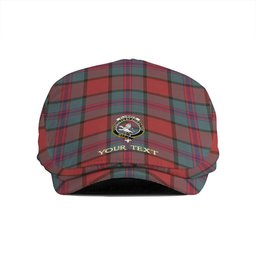 ScotsTee Shop Scottish Plummer Weathered Clan Crest Tartan Jeff Cap Tartan Flat Cap