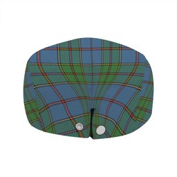 ScotsTee Shop Scottish Strachan Ancient Clan Crest Tartan Jeff Cap Tartan Flat Cap