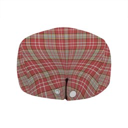 ScotsTee Shop Scottish Ogilvie Weathered Clan Crest Tartan Jeff Cap Tartan Flat Cap