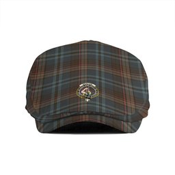 ScotsTee Shop Scottish Renton Weathered Clan Crest Tartan Jeff Cap Tartan Flat Cap