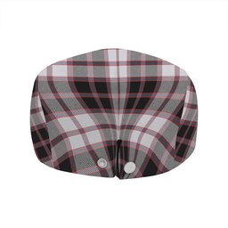 ScotsTee Shop Scottish MacPherson of Pitmain Ancient Clan Crest Tartan Jeff Cap Tartan Flat Cap