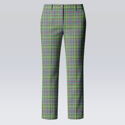 ScotsTee Shop Scottish Ayrshire District Women's Tartan Trousers Ladies' Plaid Pants