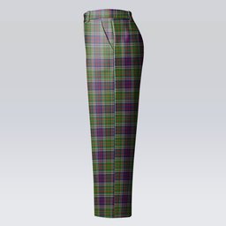 ScotsTee Shop Scottish Bowie Modern Women's Tartan Trousers Ladies' Plaid Pants