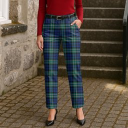 ScotsTee Shop Scottish Allan Women's Tartan Trousers Ladies' Plaid Pants