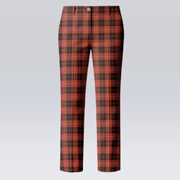 ScotsTee Shop Scottish Cunningham Ancient Women's Tartan Trousers Ladies' Plaid Pants