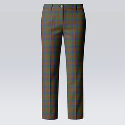 ScotsTee Shop Scottish Dogwood Women's Tartan Trousers Ladies' Plaid Pants
