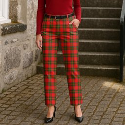ScotsTee Shop Scottish Crief District Women's Tartan Trousers Ladies' Plaid Pants