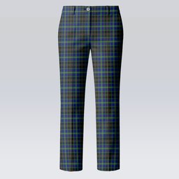 ScotsTee Shop Scottish Colgan Women's Tartan Trousers Ladies' Plaid Pants