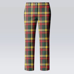 ScotsTee Shop Scottish Buchanan Women's Tartan Trousers Ladies' Plaid Pants