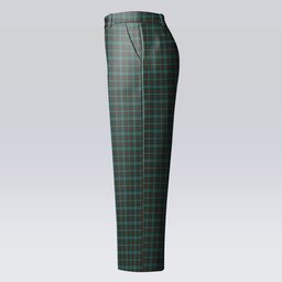 ScotsTee Shop Scottish Dundee Green Women's Tartan Trousers Ladies' Plaid Pants
