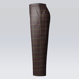ScotsTee Shop Scottish Hall Modern Women's Tartan Trousers Ladies' Plaid Pants