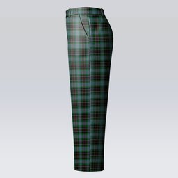 ScotsTee Shop Scottish Hyslop Hunting Women's Tartan Trousers Ladies' Plaid Pants