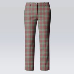 ScotsTee Shop Scottish Gregor Hunting Ancient Women's Tartan Trousers Ladies' Plaid Pants