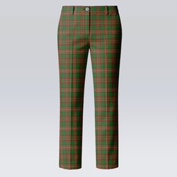 ScotsTee Shop Scottish Goldstraw Women's Tartan Trousers Ladies' Plaid Pants