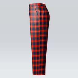 ScotsTee Shop Scottish Fraser Lovat Modern Women's Tartan Trousers Ladies' Plaid Pants