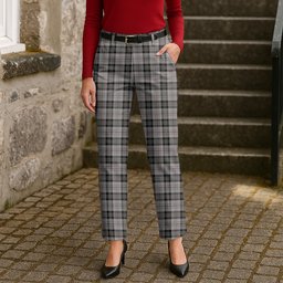 ScotsTee Shop Scottish Harris Women's Tartan Trousers Ladies' Plaid Pants