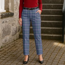 ScotsTee Shop Scottish MacHinery Dress Women's Tartan Trousers Ladies' Plaid Pants