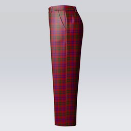 ScotsTee Shop Scottish Lovat or Fraser Women's Tartan Trousers Ladies' Plaid Pants