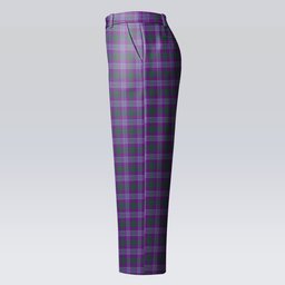 ScotsTee Shop Scottish Lang Ancient Clan Women's Tartan Trousers Ladies' Plaid Pants