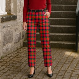 ScotsTee Shop Scottish MacNachten Modern Women's Tartan Trousers Ladies' Plaid Pants