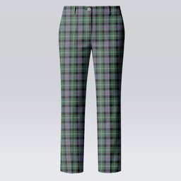 ScotsTee Shop Scottish MacFrog Women's Tartan Trousers Ladies' Plaid Pants