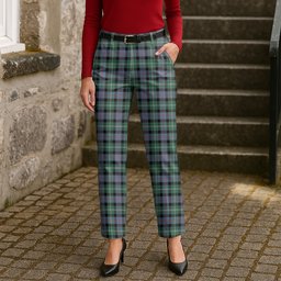 ScotsTee Shop Scottish MacFrog Women's Tartan Trousers Ladies' Plaid Pants