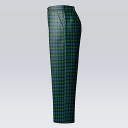 ScotsTee Shop Scottish Lamont Women's Tartan Trousers Ladies' Plaid Pants