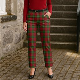 ScotsTee Shop Scottish Leckie Women's Tartan Trousers Ladies' Plaid Pants