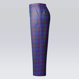 ScotsTee Shop Scottish Lang Modern Clan Women's Tartan Trousers Ladies' Plaid Pants