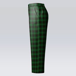 ScotsTee Shop Scottish MacAuley of Lewis Women's Tartan Trousers Ladies' Plaid Pants
