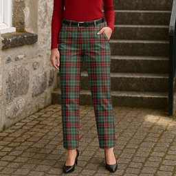 ScotsTee Shop Scottish MacDiarmid Modern Women's Tartan Trousers Ladies' Plaid Pants