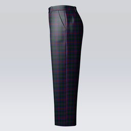 ScotsTee Shop Scottish MacCaughan or MacEachain Women's Tartan Trousers Ladies' Plaid Pants
